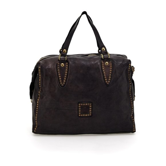 Campomaggi Lg Speedy Style Flavia Bowling Doctor Bag Dk Brown NWT Final Price - Picture 5 of 5